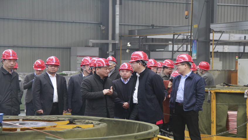 Deputy Secretary of Shaoxing Municipal Party Committee and Acting Mayor Yuechun Sheng and Staff Visit Hailiang Stock for Research and Guidance